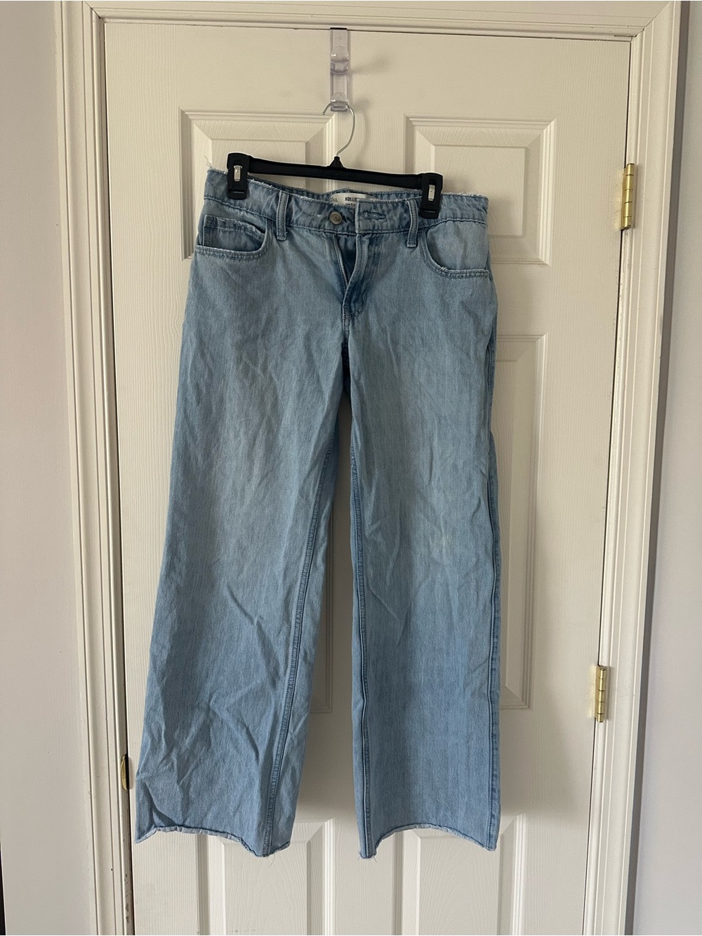 Hollister Light Blue Wide-Leg Jeans